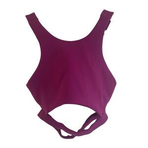 Cleo Harper Maroon Coco Bralette Sports Bra Size XS